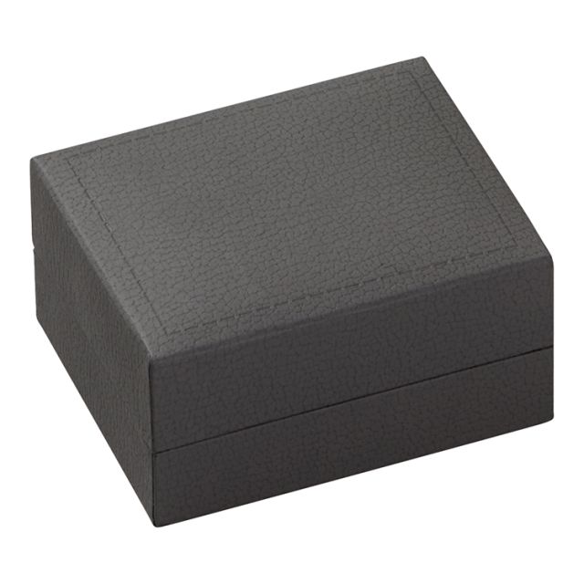 Κουτί για Βέρες Γκρι Δερματίνη 6,3x7,8x4,3