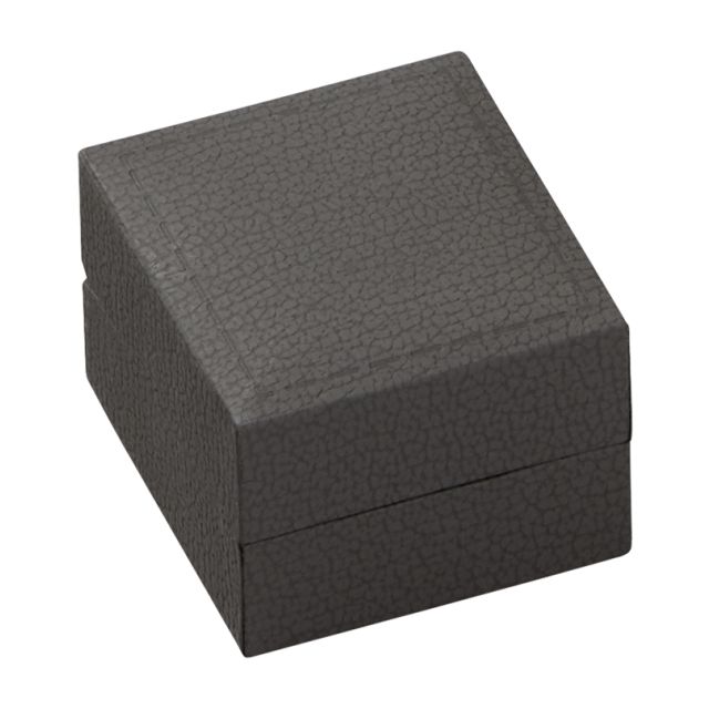 Κουτί για Σκουλαρίκια Γκρι Δερματίνη 5x4,5x3,5