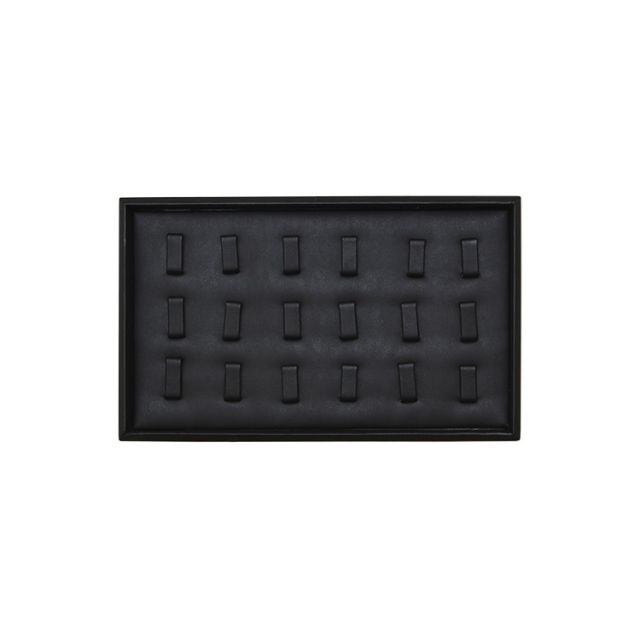 Κασετίνα για 18 Δαχτυλίδια Μαύρη