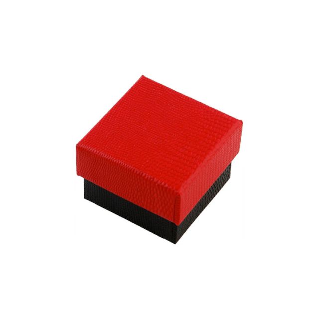 Κουτί Δαχτυλιδιού Κόκκινο Φολιδωτό 5x5x3,5
