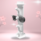 3D Βάση για 4 Γυαλιά Λευκό