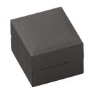 Κουτί για Σκουλαρίκια Γκρι Δερματίνη 5x4,5x3,5