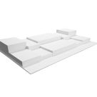 Επίπεδα Βιτρίνας 55x124x11