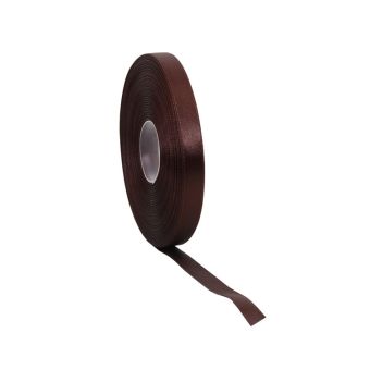Σατέν Κορδέλα Διπλής Όψης 12mm - Καφέ