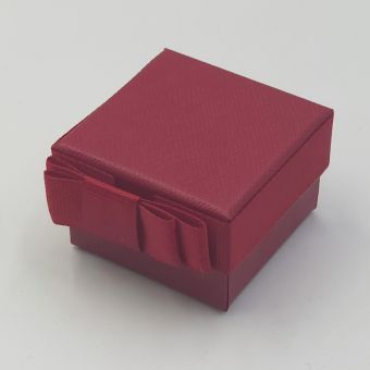 Χάρτινο Κουτί για Δαχτυλίδι Κόκκινο
