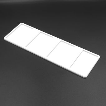 3D Βάση για 4 Σταντ Ρολογιών Λευκό