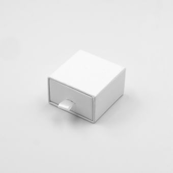 Χάρτινο Κουτί για Δαχτυλίδι Λευκό