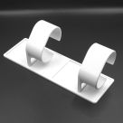 3D Βάση για 4 Σταντ Ρολογιών Λευκό