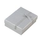 Ασημί Κουτί Με Φιόγκο