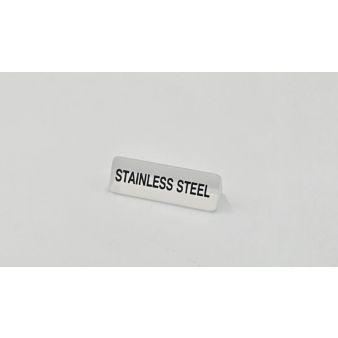 Plexi Ταμπέλα Stainless Steel