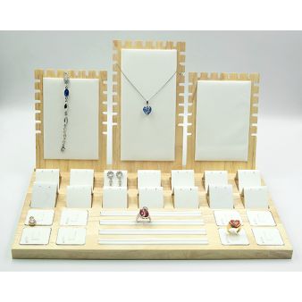 Γκρουπ από Ξύλο & Δερματίνη 23,5x39x23,5